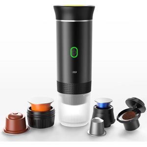 SF Products Draagbare Koffiemachine - Draagbare Espressomachine - Reis En Camping Koffiezetapparaat - 3 in 1 - Optimale tempratuurregulatie
