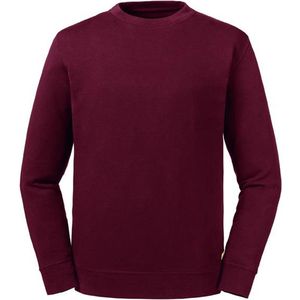 Russell - Reversible Sweater - Bordeaux Rood - 100% Biologisch Katoen - M