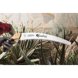 Ergonomische gebogen takkenzaag 330 mm SK-4 staal met hoes