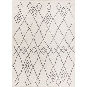 Agadir | Laagpolig Vloerkleed | Ivory | Hoogwaardige Kwaliteit | 120x170 cm