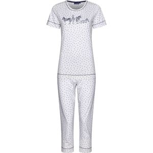 Zebra pyjama Pastunette katoen - Grijs - Maat - 48