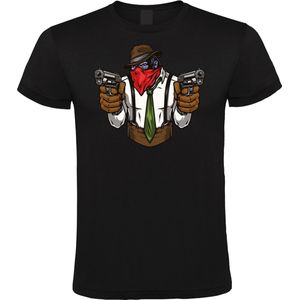 Klere-Zooi - Gorilla Gangster - Heren T-Shirt - XL