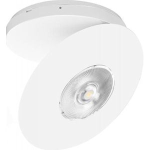 LED's Light Plafond opbouwspot wit Ø11 cm - Draai- en kantelbaar - Incl. lichtbron