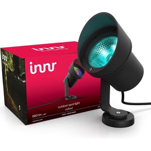 Innr XL Tuinspot voor Buiten - Smart Tuinverlichting LED Buiten - Wit en 16 Miljoen Kleuren - Uitbreidingset - Basisset Noodzakelijk