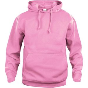 Clique Basic hoody Helder Roze maat S