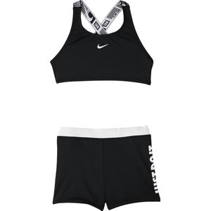 Nike Swim CROSSBACK SPORT Bikini - Zwart - Meisjes - Maat XS