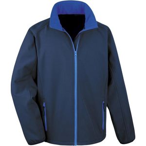 Senvi Sports Softshell Jas Unisex - Kleur Blauw/Royal - Maat S