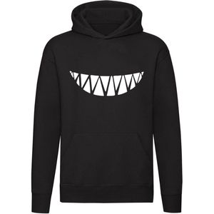 Monster teeth sweater | monster | gebit | tanden | tandarts | unisex | capuchon