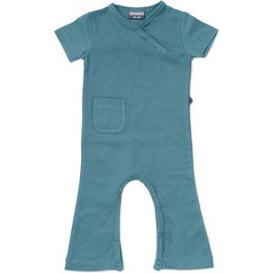 Silky Label jumpsuit maroc blue - korte mouw - maat 50/56 - blauw