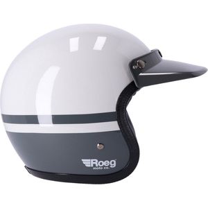 Roeg Jethelm Fog Line Jettson Helmet Fog White/Grey-L