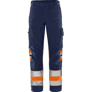 Fristads High vis Green broek klasse 1 2649 GPLU - Hi-Vis oranje/marineblauw