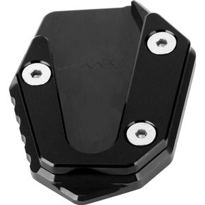 Parking Kickstand Extension Pad Zijstandaard Ondersteuning voor Yamaha YZF R25 YZF R3 MT-25 MT-03 2014-2019 Zwart .