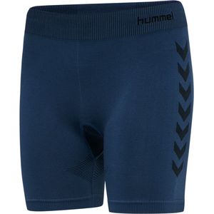 Hummel Damen Short Leggings Hummel First Seamless Training Short Tights Woman Dark Denim-M/L