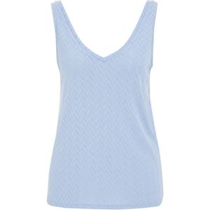 WE Fashion Dames singlet met structuur