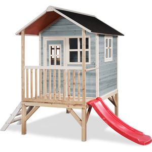 EXIT Loft 300 houten speelhuisje - blauw