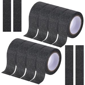 Rollen glitter washi tape effen plakband papier met glitter 15 mm x 5 m - Decoratieve crêpeband papiertape voor doe-het-zelf decoratie scrapbooking handwerk knutselbenodigdheden (Set van 8)
