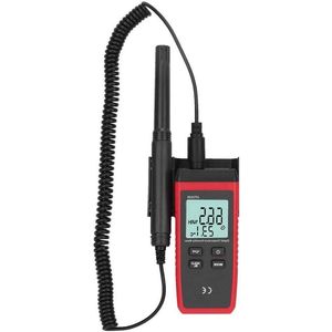 Draagbare Digitale Temperatuur- en Vochtigheidsmeter Hoge Precisie Thermometer LCD Hygrometer Hygrothermograaf Met Veer Intrekbare Kabel - UT333S