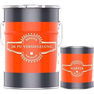 BEKATEQ 2K PU Sealer kleurloos 2,5L voor buiten en binnen I UV-bestendig en waterbestendig I Blanke lak glanzend I Verzegeling voor hout, beton, tegels, steen, metaal I voor wanden & vloeren LS-735