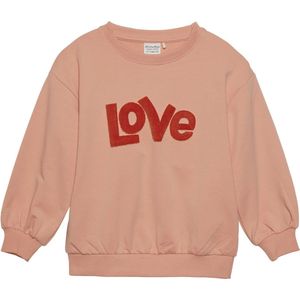 Minymo Meisjes Sweater Love Roze (Canyon Sunset) - 116