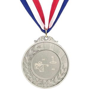 Akyol - golfclub medaille zilverkleuring - Golf - de echt golf liefhebber - sport - golfclub - hobby - leuk cadeau voor een echte golfer