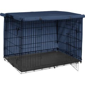 Topmast Benchhoes - Blauw - 76 x 45 x 52 cm - Bench Cover - Bench Hoes voor Honden