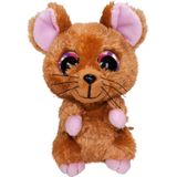 Lumo Stars Knuffel Lumo Mouse Mus Bruin 15 Cm