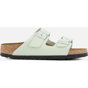 Birkenstock Arizona Sandalen groen Suede - Dames - Maat 36