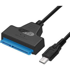 USB Type C naar SATA adapter kabel voor HDD / SSD 20cm