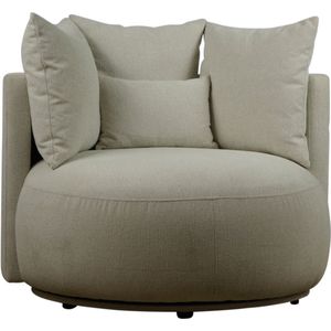 Fauteuil Ravi - Loveseat - Beige - Fusion Stof