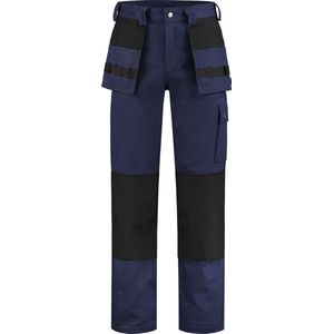 EM Workwear Werkbroek 100% katoen navy-zwart maat 66