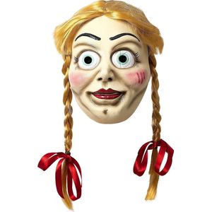 FUNIDELIA Annabelle Masker voor vrouwen en mannen Horrorfilm - Wit