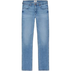 Wrangler Greensboro Regular Straight Fit Spijkerbroek Blauw 44 / 32 Man