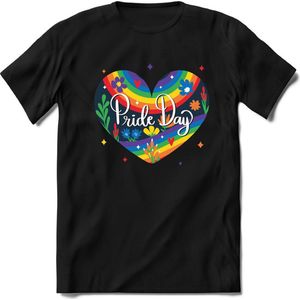 Pride Day | Pride T-Shirt Heren - Dames - Unisex | LHBTI / LGBT / Gay / Homo / Lesbi |Cadeau Shirt | Grappige Love is Love Spreuken - Zinnen - Teksten Maat L