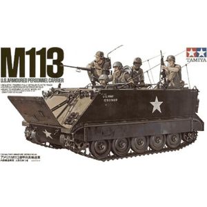 1:35 Tamiya 35040 US M113 A.P.C. Personal Carrier With 5 Figures Plastic Modelbouwpakket