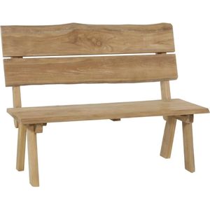 Tuinbank Teak Boomstam - 100x63x130 cm - duurzame materialen