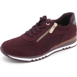 Marco Tozzi Dames Sneaker - 23781-550 Bordeaux - Maat 37