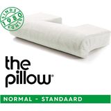 The Pillow Normaal Standaard - Orthopedisch kussen Comfort Polyether - Hoofdkussen voor Nekklachten - Kussen voor Nek inclusief Velours Kussensloop - 63x36x15cm