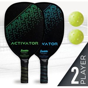 Franklin Pickleball Activator set - 2 Activator rackets en 2 X-40 pickleballen