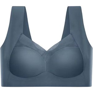 WiseGoods Luxe Naaldloze BH - Bra - Beha - Kleding Accessoires - Vrouwen - Ondergoed Dames - Bralette - 80D-95C Cup - Sapphire