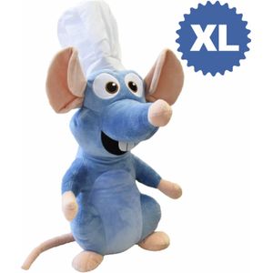 Ratatouille Remy Disney Pluche Knuffel XL 70 cm - Disney Plush Toy - Speelgoed Grote Knuffels voor Kinderen Jongens Meisjes | Rat Muis Hamster