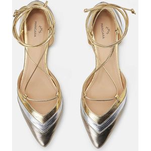 Mangará Cereja Dames sandalen - Leder - Goud - Maat 41