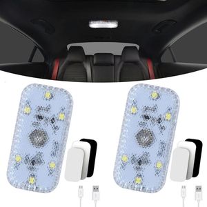 LED Binnenverlichting voor Auto - 2 Stuks - RV Plafondlamp - Aanraakbediening - USB Oplaadbaar .