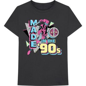 Marvel Deadpool - Made In The 90s Heren T-shirt - 2XL - Zwart