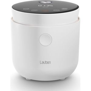 Lauben Rice Cooker - 1.5L - Rijstkoker Klein - Rice cooker small - Rijstkoker met lage suikerfunctie - 500W - Wit