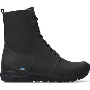 Wolky Hoge veterschoenen Viper asfalt nubuck