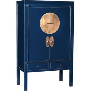 Colours of the Orient Chinese Bruidskast Donkerblauw – Night Blue – Oosterse Kast – Aziatische Kast