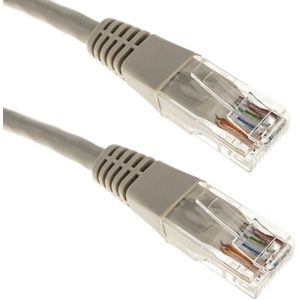 BeMatik - 20 m grijze Cat.5e UTP Ethernet-netwerkkabel