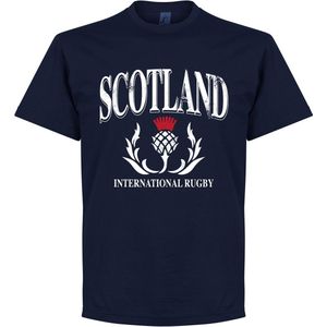 Schotland Rugby T-Shirt - Navy - Kinderen - 140