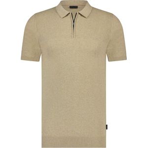 Saint Steve Gabriel Polo's & T-shirts Heren - Polo shirt - Beige - Maat XL