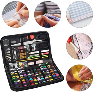 naaigereis voor beginners, thuis en reizigers, complete set 172-piece sewing accessories